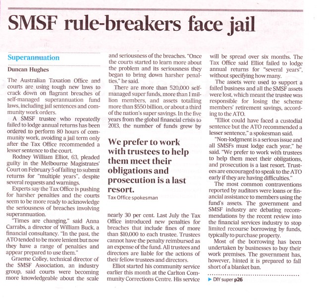 SMSF jail threat